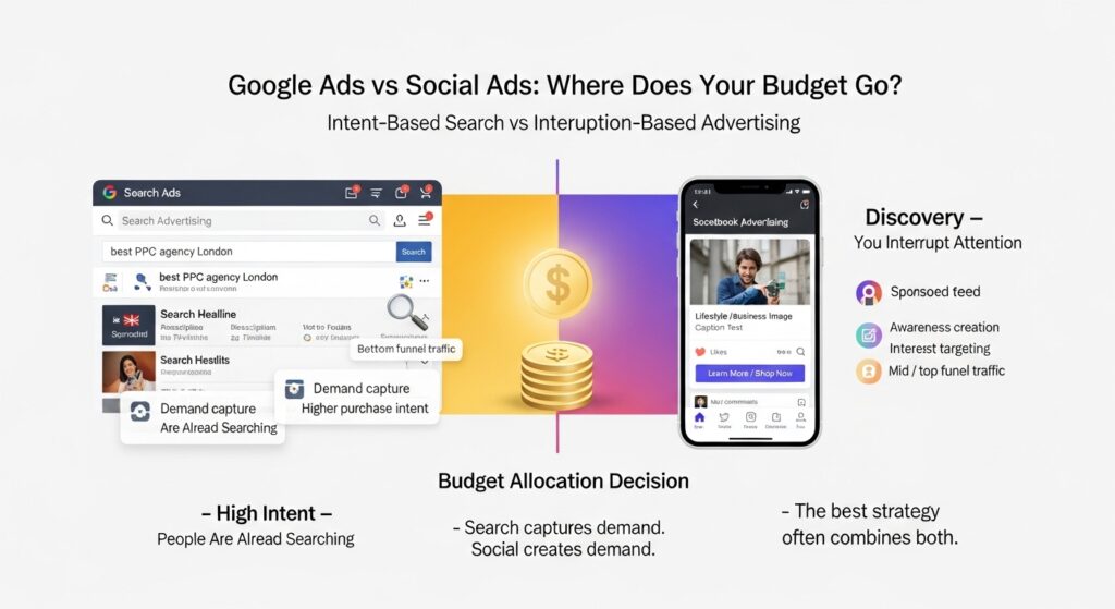 Google Ads vs Facebook Ads: Which Platform Actually Wins ROI in 2026