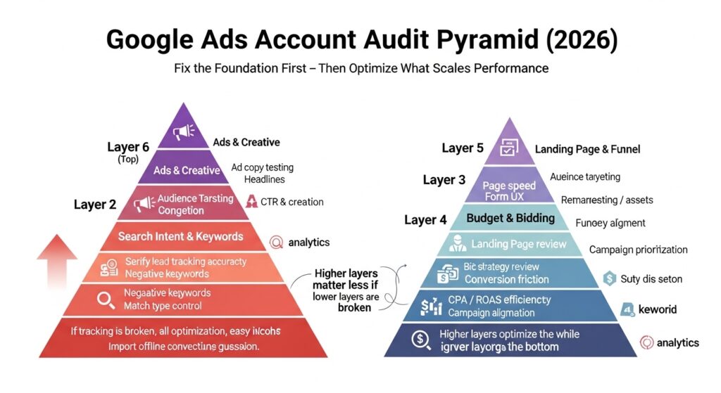 The Right Order to Run a Google Ads Audit (Prioritized by Impact)