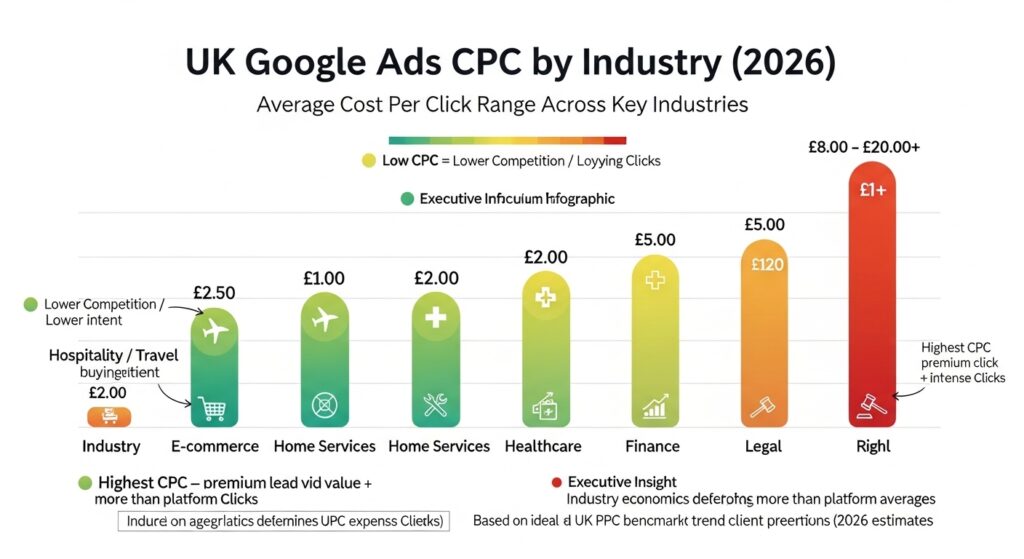 What UK Businesses Are Actually Paying: CPC Benchmarks by Industry